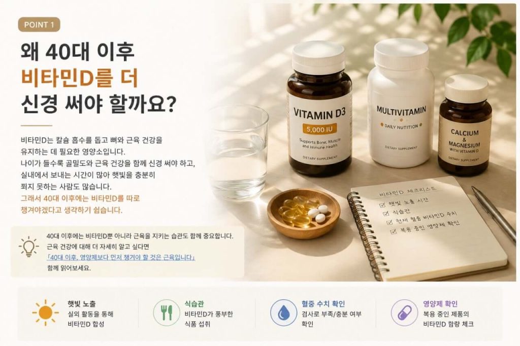 비타민D 체크리스트