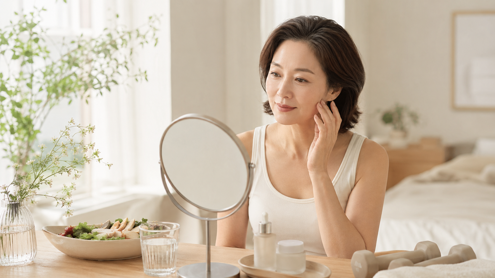 40대 피부관리, 피부만 관리한다고 예뻐지는 것 같지 않더라고요