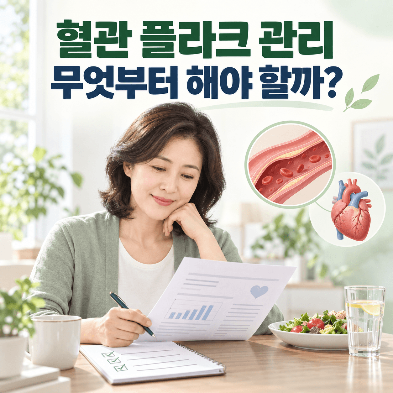 혈관 플라크가 있다면 무엇부터 해야 할까? 관리 체크리스트