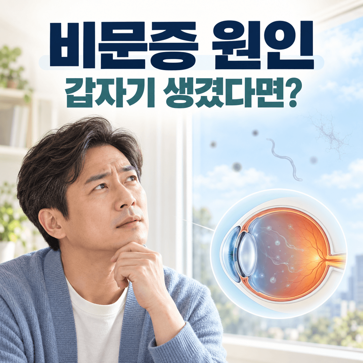 비문증이 갑자기 생겼다면? 원인과 망막검사가 필요한 증상